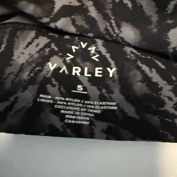 Varley Fay Bra in Dark Mono Zebra - Picture 4 of 6